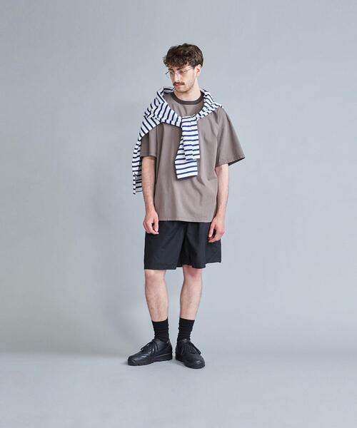 Steven Alan（スティーブンアラン）の「＜Steven Alan＞ PREM SIRO RINGER SHORT SLEEVE TEE-LOOSE/Tシャツ（Tシャツ/カットソー・メンズ・ホワイト/ネイビー/グレー・S/M/L/XL）」の10枚目の写真