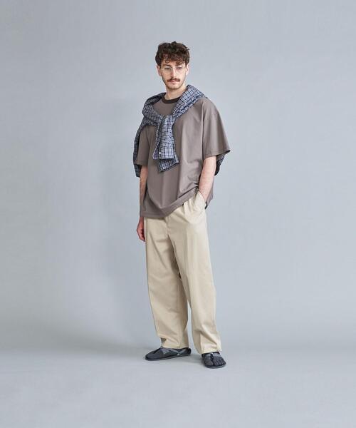 Steven Alan（スティーブンアラン）の「＜Steven Alan＞ PREM SIRO RINGER SHORT SLEEVE TEE-LOOSE/Tシャツ（Tシャツ/カットソー・メンズ・ホワイト/ネイビー/グレー・S/M/L/XL）」の14枚目の写真