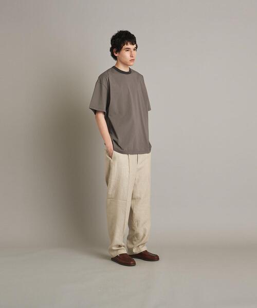 Steven Alan（スティーブンアラン）の「＜Steven Alan＞ PREM SIRO RINGER SHORT SLEEVE TEE-LOOSE/Tシャツ（Tシャツ/カットソー・メンズ・ホワイト/ネイビー/グレー・S/M/L/XL）」の17枚目の写真