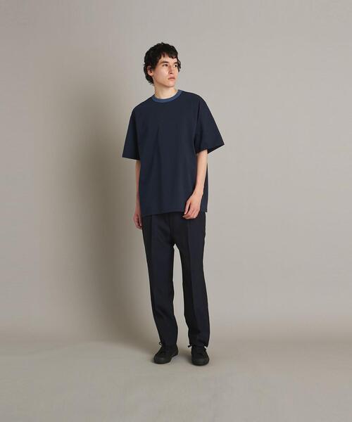 Steven Alan（スティーブンアラン）の「＜Steven Alan＞ PREM SIRO RINGER SHORT SLEEVE TEE-LOOSE/Tシャツ（Tシャツ/カットソー・メンズ・ホワイト/ネイビー/グレー・S/M/L/XL）」の19枚目の写真