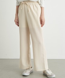 earth music&ecology | 淡色リラックスパンツ（Ｉｖｏｒｙ）＊(その他パンツ)