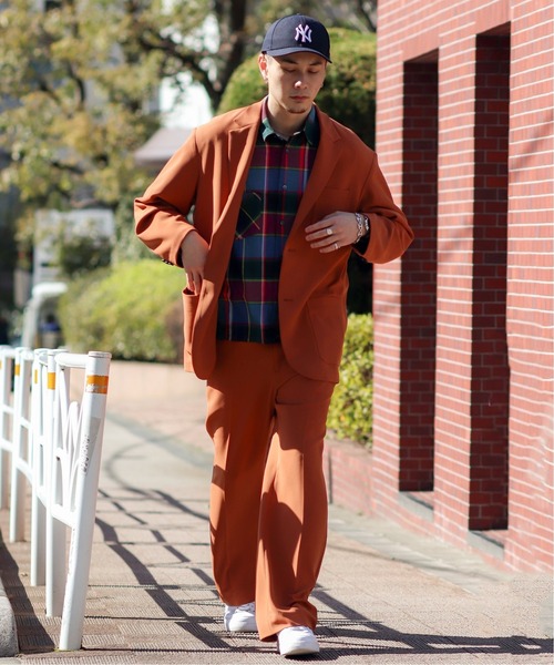 JOINT WORKS（ジョイントワークス）の「ダブルクロスワイドパンツ（その他パンツ・メンズ・ネイビー/グリーン系その他/ブラウン系その他/サックスブルー・SMALL/MEDIUM/LARGE）」の6枚目の写真