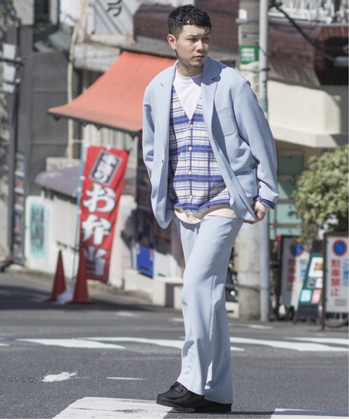 JOINT WORKS（ジョイントワークス）の「ダブルクロスワイドパンツ（その他パンツ・メンズ・ネイビー/グリーン系その他/ブラウン系その他/サックスブルー・SMALL/MEDIUM/LARGE）」の9枚目の写真