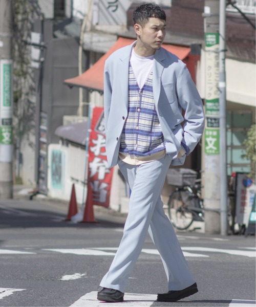 JOINT WORKS（ジョイントワークス）の「ダブルクロスワイドパンツ（その他パンツ・メンズ・ネイビー/グリーン系その他/ブラウン系その他/サックスブルー・SMALL/MEDIUM/LARGE）」の10枚目の写真