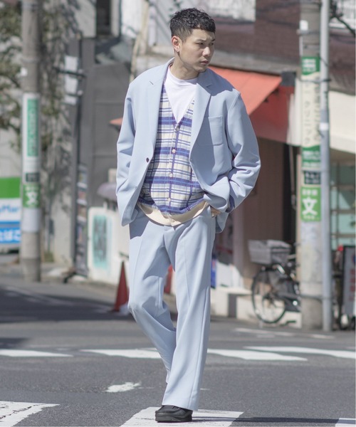 JOINT WORKS（ジョイントワークス）の「ダブルクロスワイドパンツ（その他パンツ・メンズ・ネイビー/グリーン系その他/ブラウン系その他/サックスブルー・SMALL/MEDIUM/LARGE）」の11枚目の写真