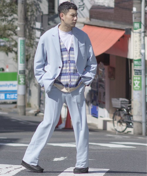 JOINT WORKS（ジョイントワークス）の「ダブルクロスワイドパンツ（その他パンツ・メンズ・ネイビー/グリーン系その他/ブラウン系その他/サックスブルー・SMALL/MEDIUM/LARGE）」の12枚目の写真