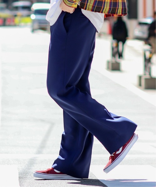 JOINT WORKS（ジョイントワークス）の「ダブルクロスワイドパンツ（その他パンツ・メンズ・ネイビー/グリーン系その他/ブラウン系その他/サックスブルー・SMALL/MEDIUM/LARGE）」の16枚目の写真