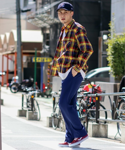 JOINT WORKS（ジョイントワークス）の「ダブルクロスワイドパンツ（その他パンツ・メンズ・ネイビー/グリーン系その他/ブラウン系その他/サックスブルー・SMALL/MEDIUM/LARGE）」の17枚目の写真