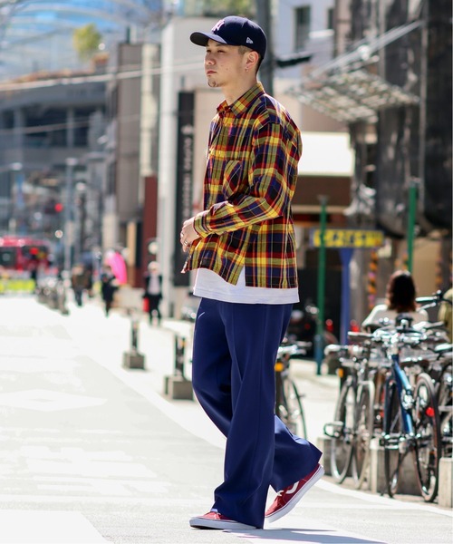 JOINT WORKS（ジョイントワークス）の「ダブルクロスワイドパンツ（その他パンツ・メンズ・ネイビー/グリーン系その他/ブラウン系その他/サックスブルー・SMALL/MEDIUM/LARGE）」の18枚目の写真