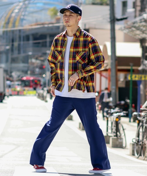 JOINT WORKS（ジョイントワークス）の「ダブルクロスワイドパンツ（その他パンツ・メンズ・ネイビー/グリーン系その他/ブラウン系その他/サックスブルー・SMALL/MEDIUM/LARGE）」の19枚目の写真