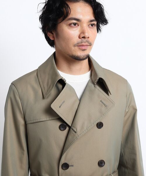 TAKEO KIKUCHI(タケオキクチ)の「◆撥水トレンチコート(トレンチコート・メンズ・カーキ/ネイビー・02/03/04)」の5枚目の写真