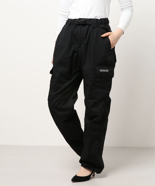 OUTDOOR PRODUCTS（アウトドアプロダクツ）の「＜ＯＵＴＤＯＯＲ/アウトドアプロダクツ＞　　　裏メッシュカーゴパンツ（カーゴパンツ・メンズ・ブラック/ベージュ/カーキ・MEDIUM/X-LARGE/LARGE）」の4枚目の写真