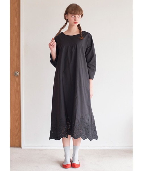 シロップ.(シロップ.)の「重ね着にも たっぷりすそレースワンピース(ワンピース・レディース・ホワイト/ブラック・SMALL/LARGE/X-LARGE/XX-LARGE/MEDIUM)」の7枚目の写真