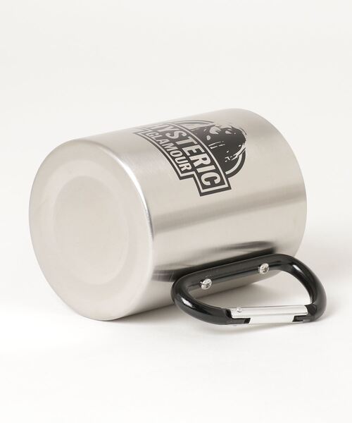 HYSTERIC GLAMOUR（ヒステリックグラマー）の「KEEP YOURSELF ALIVE カラビナマグ（グラス/マグカップ/タンブラー・メンズ・シルバー・FREE）」の4枚目の写真