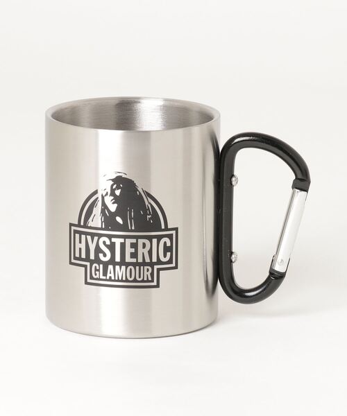 HYSTERIC GLAMOUR（ヒステリックグラマー）の「KEEP YOURSELF ALIVE カラビナマグ（グラス/マグカップ/タンブラー・メンズ・シルバー・FREE）」の5枚目の写真