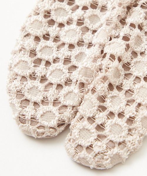 ふりふ(フリフ)の「furifuまるレース足袋(和装小物・レディース・ベージュ/サックスブルー/ネイビー・FREE)」の8枚目の写真