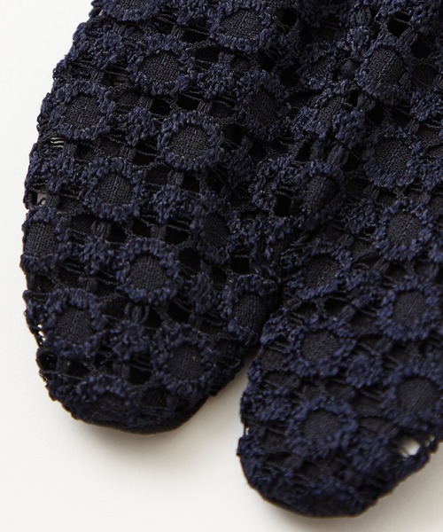 ふりふ(フリフ)の「furifuまるレース足袋(和装小物・レディース・ベージュ/サックスブルー/ネイビー・FREE)」の7枚目の写真