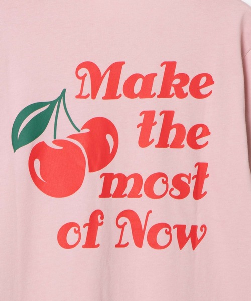 WEGO（ウィゴー）の「WEGO/チェリーバックプリントTシャツ（Tシャツ/カットソー・レディース・ピンク/ホワイト・SMALL/X-LARGE/MEDIUM/LARGE）」の20枚目の写真