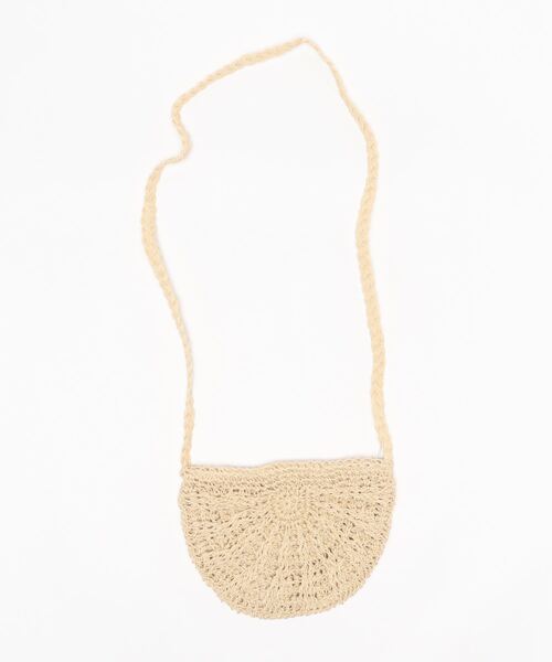 clear（クリア）の「半月カゴバッグ（かごバッグ・レディース・ベージュ/ブラウン/ライトグリーン/ラベンダー・F）」の11枚目の写真