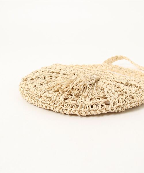 clear（クリア）の「半月カゴバッグ（かごバッグ・レディース・ベージュ/ブラウン/ライトグリーン/ラベンダー・F）」の5枚目の写真