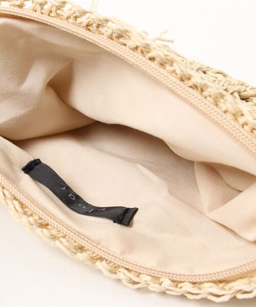 clear（クリア）の「半月カゴバッグ（かごバッグ・レディース・ベージュ/ブラウン/ライトグリーン/ラベンダー・F）」の6枚目の写真