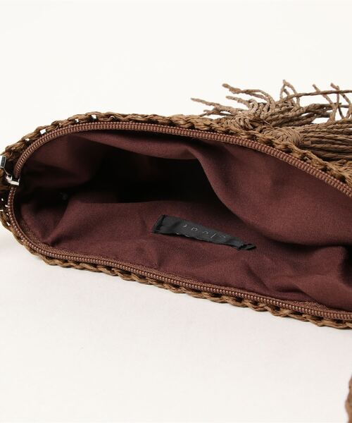 clear（クリア）の「半月カゴバッグ（かごバッグ・レディース・ベージュ/ブラウン/ライトグリーン/ラベンダー・F）」の9枚目の写真