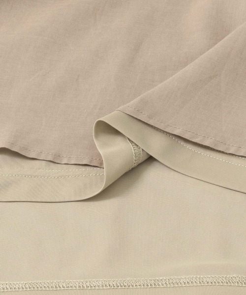 URBAN RESEARCH Sonny Label（アーバンリサーチサニーレーベル）の「フレンチスリーブロングワンピース（ワンピース・レディース・ベージュ系その他/ブラック/ベージュ/ピンク・FREE）」の6枚目の写真