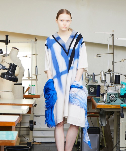 タイダイミックス Vネックワンピース ドレス Gomme ゴム のファッション通販 Zozotown