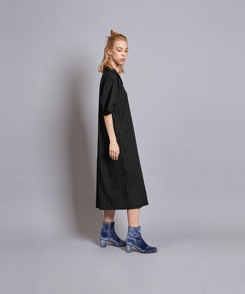 【中古美品】StevenAlan FLAIR DRESS（Mサイズ） Steven Alan（スティーブンアラン）の「＜Steven Alan＞STRIPE