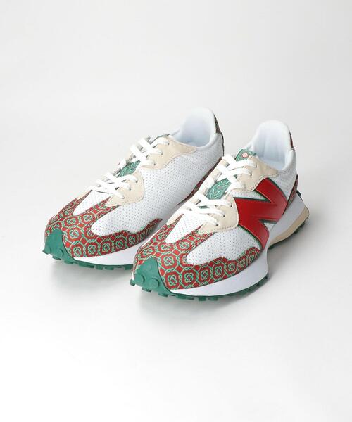 NEW BALANCE(ニューバランス)の「<Casablanca × New Balance>MS327 "AFTER THE RAIN COMES THE RAINBOW"(スニーカー・メンズ・ワインレッド・29cm/23.5cm/24cm/28cm/24.5cm/25cm/28.5cm/27cm/26cm/23cm/27.5cm/26.5cm)」の6枚目の写真