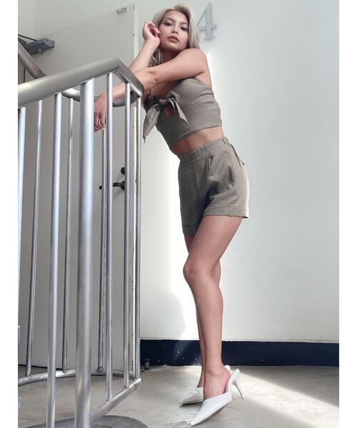 GYDA（ジェイダ）の「【セットアップ着用可】フロントリボン2WAYビスチェ（シャツ/ブラウス・レディース・カーキ/その他1/アイボリー・FREE）」の20枚目の写真