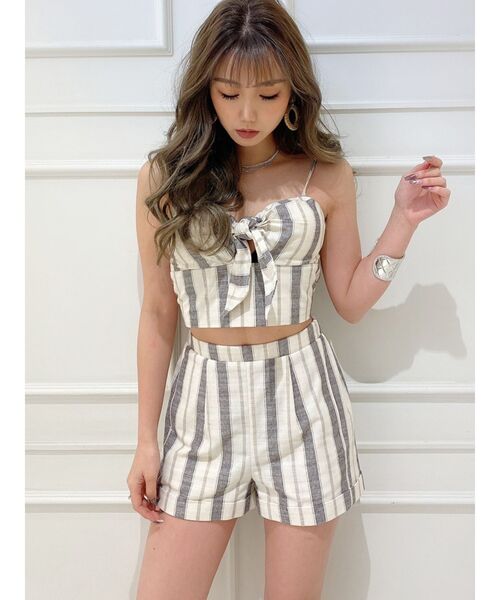 GYDA（ジェイダ）の「【セットアップ着用可】フロントリボン2WAYビスチェ（シャツ/ブラウス・レディース・カーキ/その他1/アイボリー・FREE）」の16枚目の写真