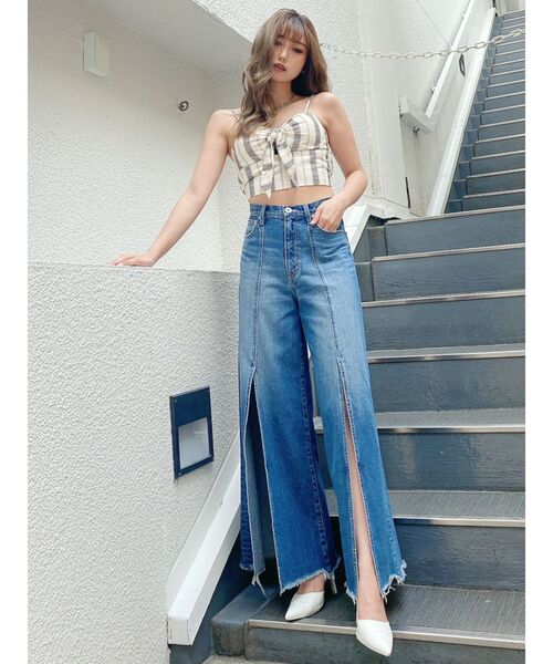 GYDA（ジェイダ）の「【セットアップ着用可】フロントリボン2WAYビスチェ（シャツ/ブラウス・レディース・カーキ/その他1/アイボリー・FREE）」の18枚目の写真