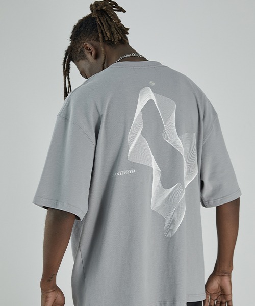 HARSH AND CRUEL（ハーシュアンドクルーエル）の「【Harsh and Cruel】 Graphic Art Print A Top HC21S07（Tシャツ/カットソー・メンズ・ホワイト/ブラック/グレー・M/L/XL）」の3枚目の写真