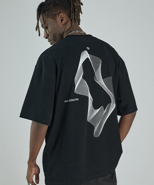 HARSH AND CRUEL（ハーシュアンドクルーエル）の「【Harsh and Cruel】 Graphic Art Print A Top HC21S07（Tシャツ/カットソー・メンズ・ホワイト/ブラック/グレー・M/L/XL）」の9枚目の写真