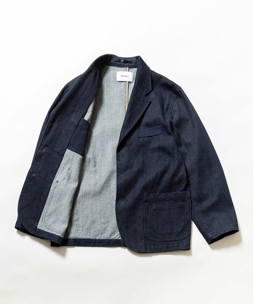 Johnbull（ジョンブル）の「インディゴラペルドジャケット(ID211)（テーラードジャケット・メンズ・ワンウォッシュ・SMALL/MEDIUM/LARGE）」の16枚目の写真