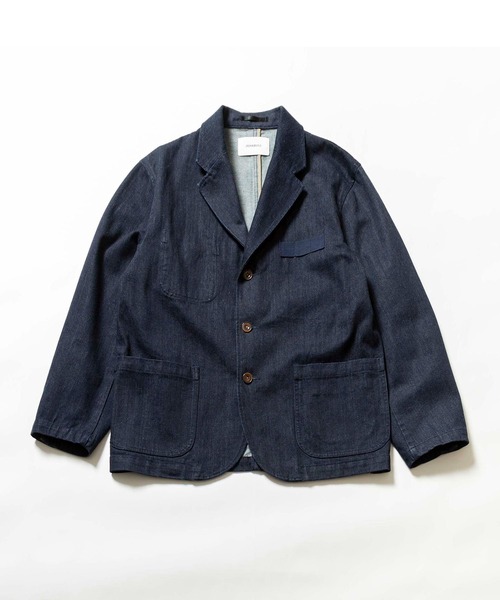 Johnbull（ジョンブル）の「インディゴラペルドジャケット(ID211)（テーラードジャケット・メンズ・ワンウォッシュ・SMALL/MEDIUM/LARGE）」の12枚目の写真