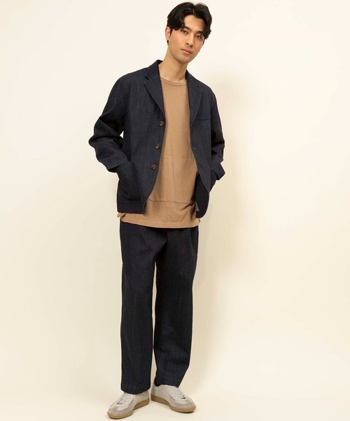 Johnbull（ジョンブル）の「インディゴラペルドジャケット(ID211)（テーラードジャケット・メンズ・ワンウォッシュ・SMALL/MEDIUM/LARGE）」の8枚目の写真