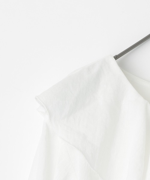 Heather（ヘザー）の「3WAYラッフルカラーブラウス　955904（シャツ/ブラウス・レディース・ホワイト/ブラック/ブルー・FREE）」の12枚目の写真