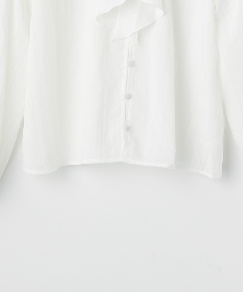 Heather（ヘザー）の「3WAYラッフルカラーブラウス　955904（シャツ/ブラウス・レディース・ホワイト/ブラック/ブルー・FREE）」の11枚目の写真