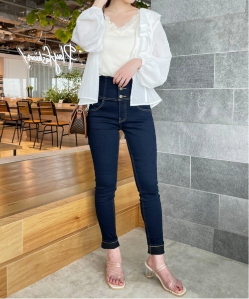 Heather（ヘザー）の「3WAYラッフルカラーブラウス　955904（シャツ/ブラウス・レディース・ホワイト/ブラック/ブルー・FREE）」の14枚目の写真