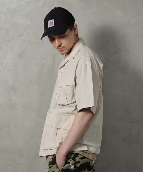 JACKROSE(ジャックローズ)の「JE-タイプライターファティーグシャツ(シャツ/ブラウス・メンズ・ホワイト/ブラック/カーキ・M/L)」の21枚目の写真
