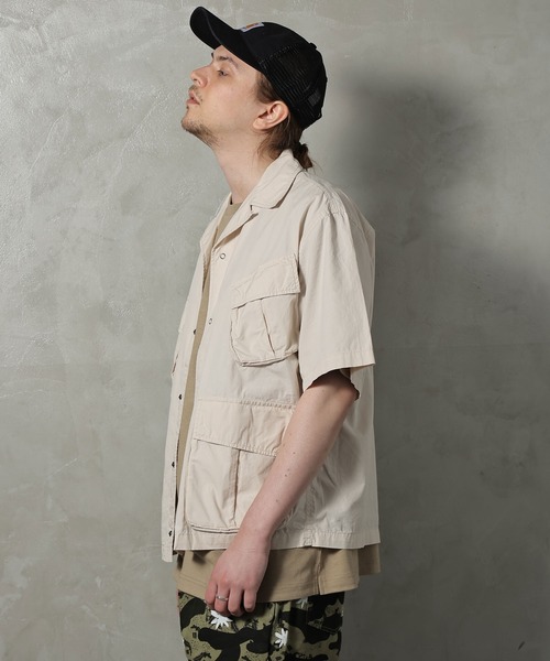 JACKROSE(ジャックローズ)の「JE-タイプライターファティーグシャツ(シャツ/ブラウス・メンズ・ホワイト/ブラック/カーキ・M/L)」の14枚目の写真