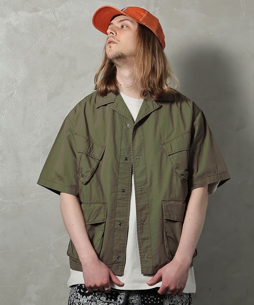 JACKROSE(ジャックローズ)の「JE-タイプライターファティーグシャツ(シャツ/ブラウス・メンズ・ホワイト/ブラック/カーキ・M/L)」の6枚目の写真