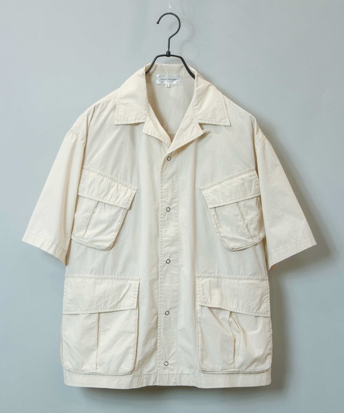 JACKROSE(ジャックローズ)の「JE-タイプライターファティーグシャツ(シャツ/ブラウス・メンズ・ホワイト/ブラック/カーキ・M/L)」の5枚目の写真