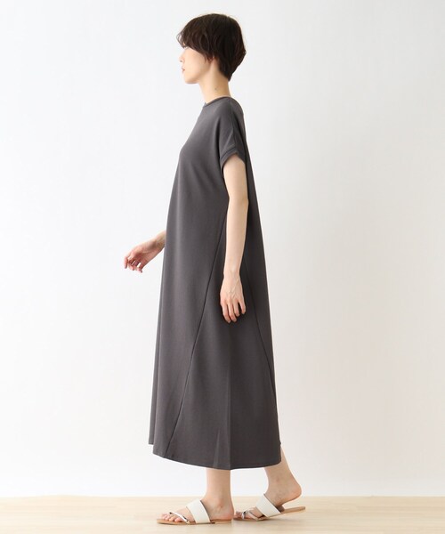 DRESKIP(ドレスキップ)の「◆バックヘンリ-ロングワンピース(ワンピース・レディース・カーキ/アイボリー/グレー系その他・02/03/04)」の7枚目の写真