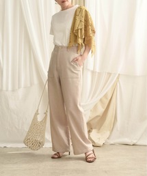 【Made in Japan】 レースアシメカットトップス