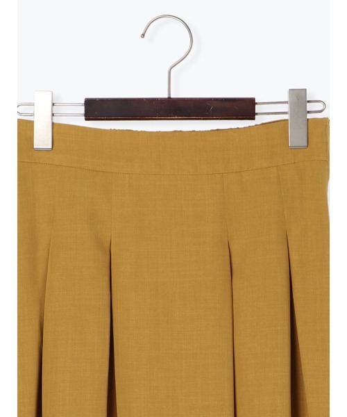 Te chichi（テチチ）の「麻調タックフレアスカート（スカート・レディース・イエロー/カーキ/ネイビー・SMALL/MEDIUM）」の12枚目の写真