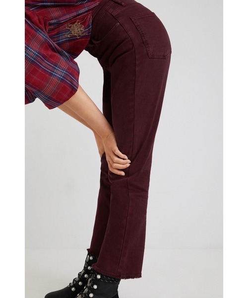 Desigual(デシグアル)の「アンクルストレートパンツ TIBER(デニムパンツ・レディース・ワイン・2L/3L/SS/S/M/L)」の7枚目の写真
