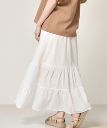 RETRO GIRL | 麻ライクティアードスカート(スカート)